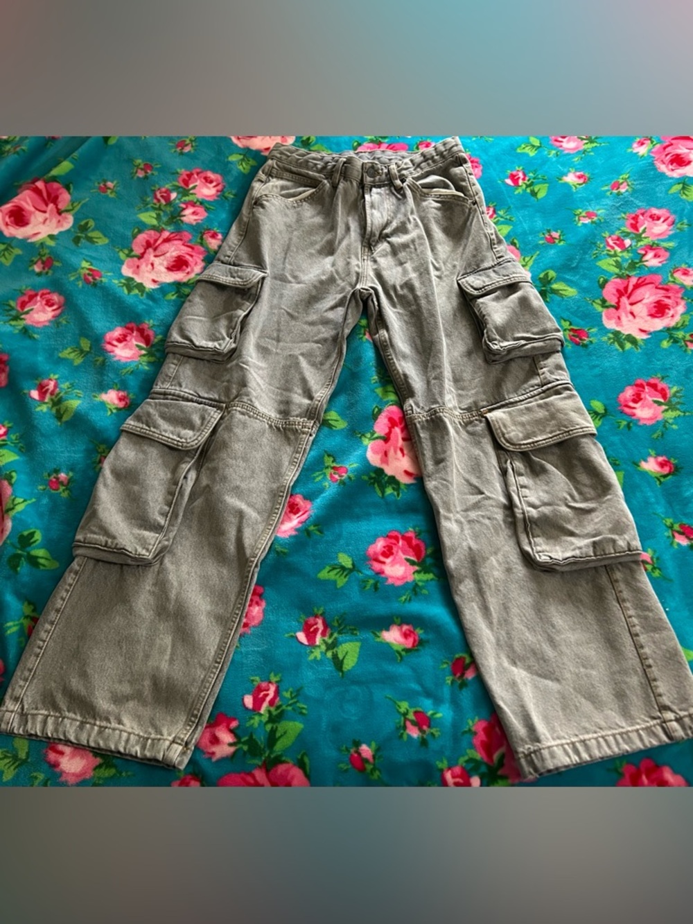 Zara Light Gray Jeans Size 30